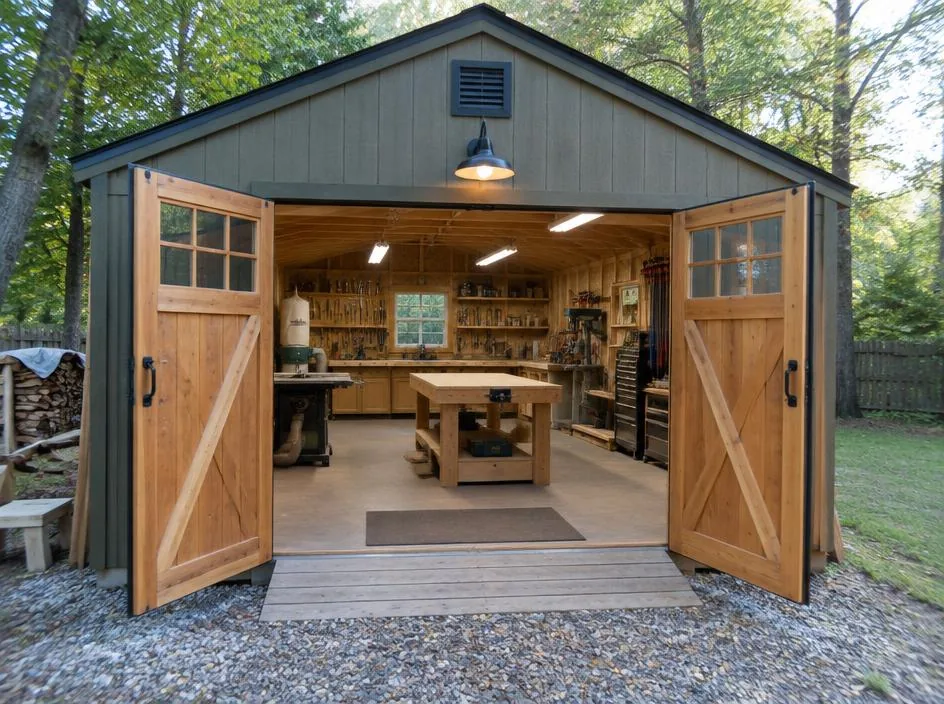 Backyard Workshop Sheds